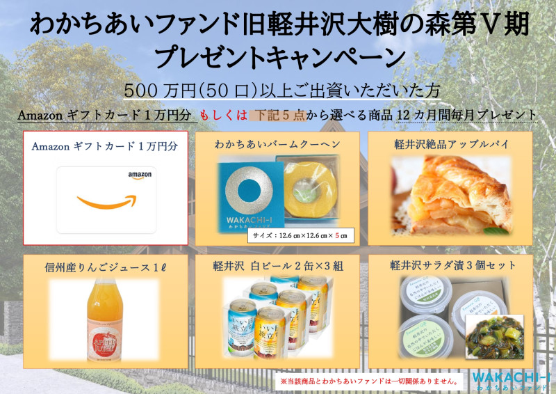 わかちあいファンド旧軽井沢大樹の森第Ⅴ期